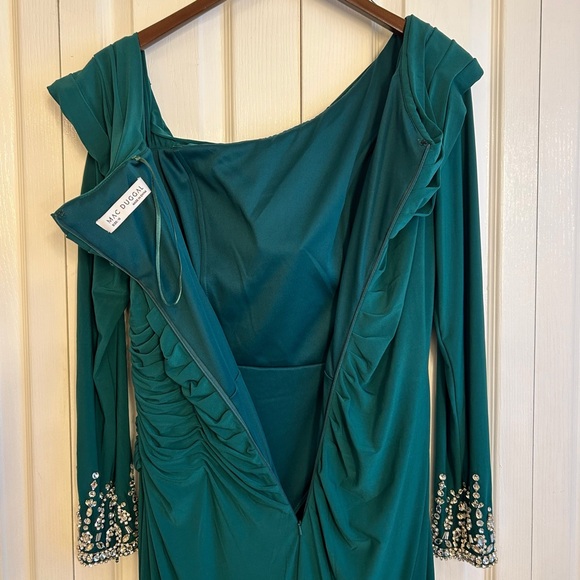 MAC DUGGAL Embellished Drop Shoulder Gown - Picture 6 of 11